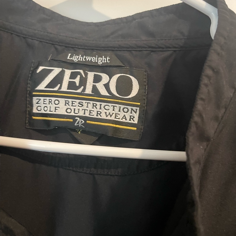 Zero Restriction Golf Outerwear Mens Sz XXL Black Lightweight Pullover - Picture 5 of 11